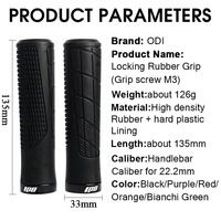 ODI-Manillar de bicicleta suave antideslizante a prueba de golpes, puños de manillar de bicicleta, cubierta de mango de bicicleta para MTB, accesorios de bicicleta de carretera