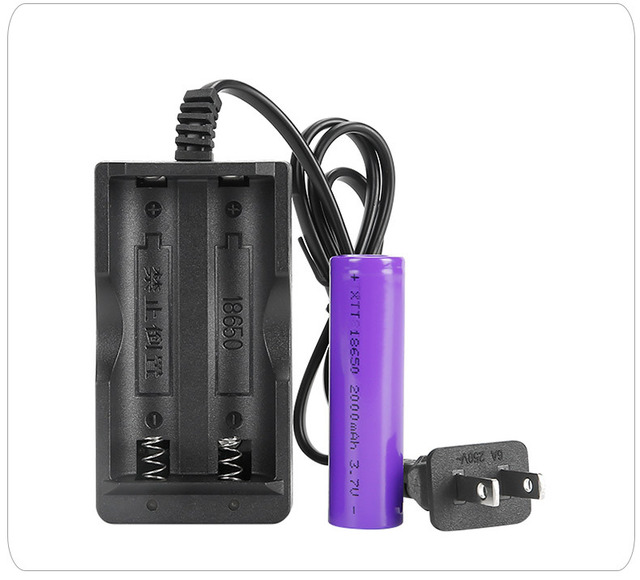 Factory direct sales 18650 lithium battery charger in stock 2A high current dual slot 18650 charger