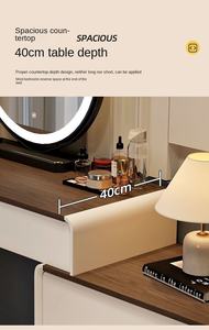 <span class=keywords><strong>Table</strong></span> <span class=keywords><strong>de</strong></span> maquillage avec miroir, coiffeuse, meuble <span class=keywords><strong>de</strong></span> chambre à coucher, <span class=keywords><strong>table</strong></span> <span class=keywords><strong>de</strong></span> maquillage en bois, <span class=keywords><strong>table</strong></span> <span class=keywords><strong>de</strong></span> rangement multifonctionnelle <span class=keywords><strong>de</strong></span> haute qualité - Product Image 6