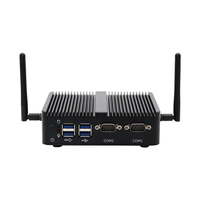 Mini PC Sin Ventilador, Quad Core J4105 J4125 N4100, 16G DDR4, 256G SSD, Win10, Nuc, Doble Lan, RS232 COM, Mini Ordenador Industrial