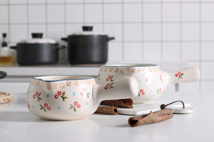 火锅砂锅菜陶瓷炊事锅营养健康汤锅家用燃气灶陶瓷砂锅 - Product Image 3