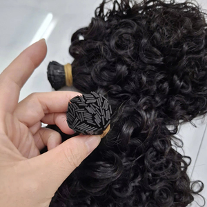 Extensions de cheveux Remy vietnamiennes avec pointe plate en kératine - Product Image 1