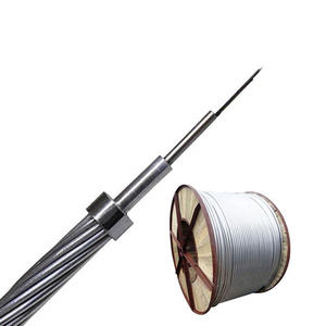 <span class=keywords><strong>สาย</strong></span>เคเบิลใยแก้วนำแสง Opgw 24 คอร์ แบบ Single-mode สำหรับส่งข้อมูลและพลังงาน ราคาต่อเมตร - Product Image 1