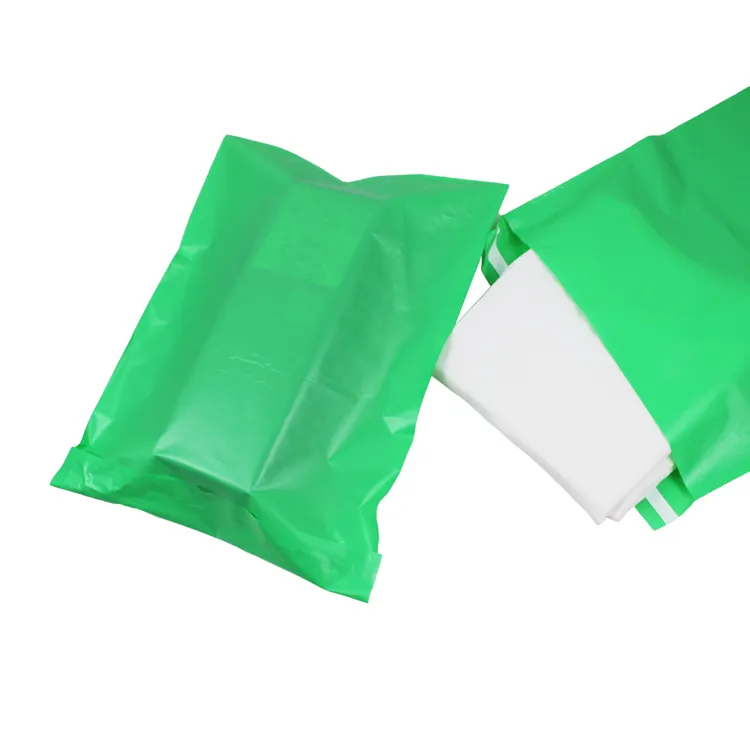 Yeni özel Logo baskılı ekspres mailler compostable siyah kurye çantaları giysi nakliye paketi zarf poli mailler (M903)