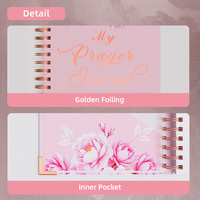 2026 2027 Cahier Planificateur et Journal de Prière pour Femmes, Gratitude, Manifestation et Santé Mentale, avec Logo Personnalisable et Boîte