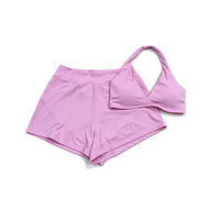 Ensembles pour femmes respirants effet seconde peau, ensemble short de yoga pour Pilates, sports, course en plein air, fitness, grandes tailles