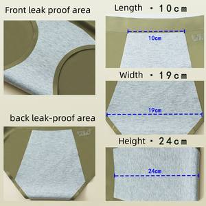 Femmes cyclisme sous-vêtements évacuation de l'humidité fille glace soie sans trace menstruation période respirant grande taille période culotte - Product Image 4