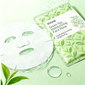 Mascarilla Facial Hidratante de Té Verde 120g, Antioxidante, Iluminadora, Ingredientes Orgánicos, Ácido Hialurónico, Aloe, Control de Grasa, Fábrica OEM - Product Image 4