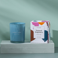 Logo Artisanat Emballage Noeud Papillon Blanc Carré Rigide Papier Carton Boîte De Bougie De Luxe pour Cadeau Avec Fenêtre Transparente