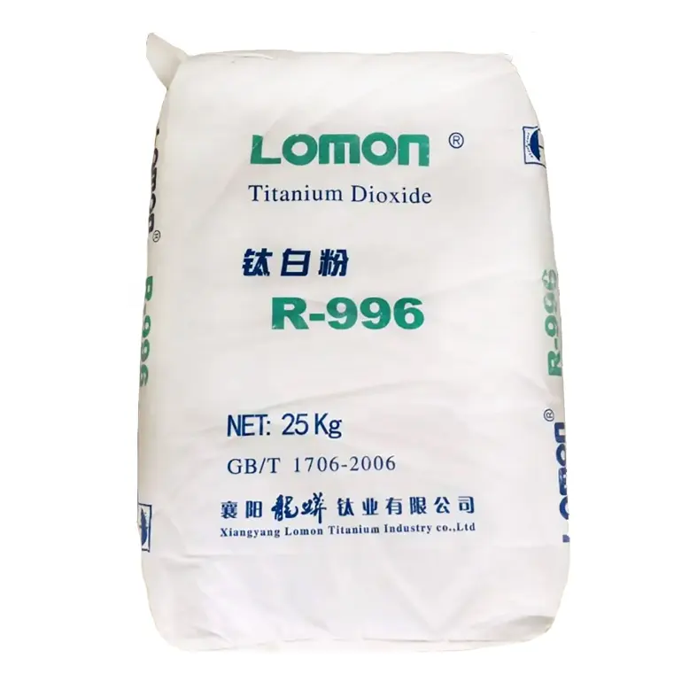 China fábrica fornecedor de titânio dióxido lomon r996 pigmento dióxido de titânio