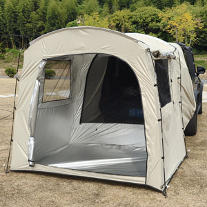 車後部バンテント 長距離ドライバーテント <span class=keywords><strong>2</strong></span>/<span class=keywords><strong>3</strong></span>人用車テント、SUVテールゲートテント、スクリーンウィンドウ付き車ハッチバックテント - Product Image 2