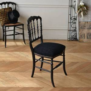 Nhà thiết kế giữa thế kỷ ghế ăn gỗ rắn tựa lưng sáng tạo cho gia đình giường giải trí cổ điển ăn sáng quán cà phê nghệ thuật CH sử dụng không khí - Product Image 6