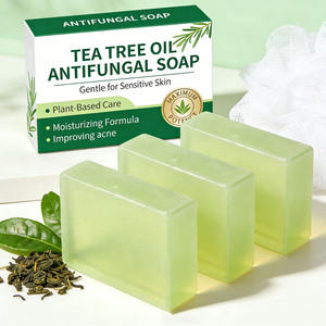 Jabón antifúngico natural de aceite de árbol de té para el control del olor corporal, limpieza profunda, antibacteriano, OEM, marca privada - Product Image 6