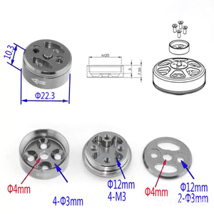 12mm Round <b>Quick</b>-Release Prop Mount Multi-Axis Large Thread Ultra-Lightweight and Fast Universal Prop <b>Clamp</b> for - Product Image 4