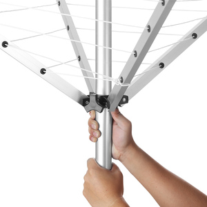 Séchoir <span class=keywords><strong>à</strong></span> <span class=keywords><strong>linge</strong></span> pliable portable <span class=keywords><strong>pour</strong></span> l'intérieur et l'extérieur, économiseur d'espace - Product Image 4