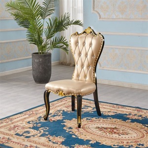 Sedie Trono Reali in Pelle con Schienale Alto, Sedie di Lusso per Sposi in Stile Regale - Product Image 2