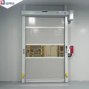 Customized Size Intelligent High Speed Door With Radar Sensing Convenient Access PVC Fast Roller Shutter Doors