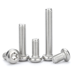 Sachet de 100 vis métriques à tête cylindrique Torx en acier inoxydable 304 M2-M8, vis à clé hexagonale pour diverses applications - Product Image 3