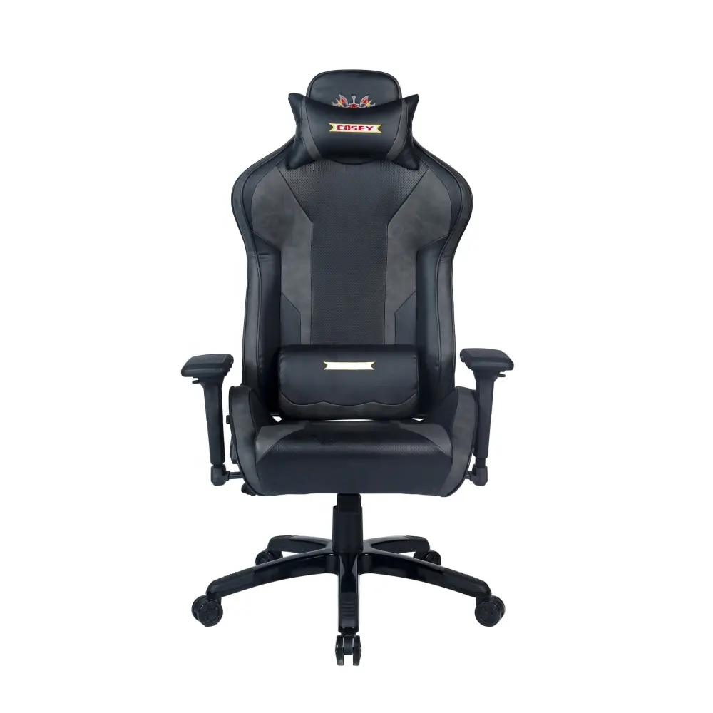 ZX-0038C1-silla ergonómica de cuero para videojuegos, sillón de carreras para jugadores