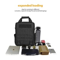 Sac à dos tactique pour ordinateur portable avec système de fixation MOLLE pour les sorties en plein air et les voyages d'aventure