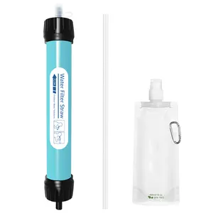 Filterwell Mini Backpack Camping Water Purifier Straw Personal Life Emergency Survival Portable Outdoor Water Filter Straw