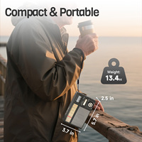 Radio Portátil Vintage de Plástico con Altavoz Inalámbrico, Reproducción FM/AM/SW/Tarjeta TF/USB/USB-C/Solar/Cordón, Radio Solar Pequeña de Transistor