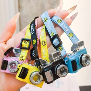 Premium Outdoor Portable LED Plastic Keychain Yellow Leica <b>Camera</b> Design with Light and Sound Features for Gift Promotion - Product Image 2