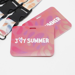 Personalizado Duro PVC ID <span class=keywords><strong>Card</strong></span> <span class=keywords><strong>Holder</strong></span> Titular Do Cartão De Alta Qualidade Full Printing Id <span class=keywords><strong>Card</strong></span> <span class=keywords><strong>Holder</strong></span> Lanyard Acessório
