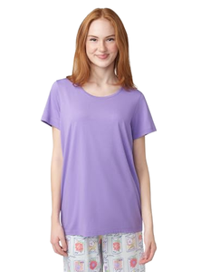 T-shirt décontracté ultra-doux pour femmes, taille plus, coupe ample, col rond, manches courtes, léger, respirant, pour tous les jours - Product Image 1