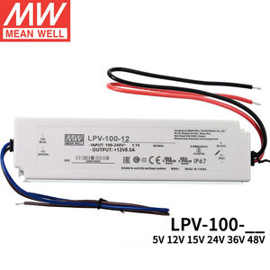 Meanwell ไดรเวอร์ไฟ LED กันน้ำแหล่งจ่ายไฟ IP67ไฟ12V 24V 36V 48V AC เป็น DC แรงดันไฟฟ้าคงที่สำหรับกลางแจ้งแถบไฟสัญญาณ - Product Image 5