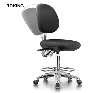 <span class=keywords><strong>Chaise</strong></span> <span class=keywords><strong>de</strong></span> laboratoire commerciale pivotante et basculante antistatique ESD sans poussière, en tissu durable, modèle J66 KIMZAT, pour écoles et entrepôts - Product Image 4