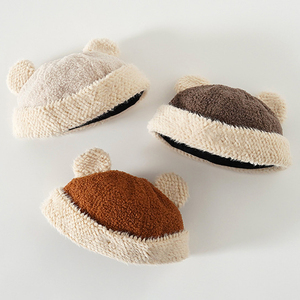 2023 hiver Doker casquette pour garçons mignons bébés drôle <span class=keywords><strong>Ski</strong></span> enfants chapeau d'hiver avec ours oreille chasseur Animal thème sans bord pour la scène sportive - Product Image 4