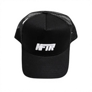 หมวกแก๊ปปักโลโก้ลายพรางแฟชั่น unisex ทรง trucker 5 แผง ผ้าโพลีเอสเตอร์ตาข่าย สำหรับฤดูร้อน - Product Image 3