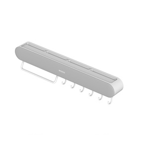 Support mural pour couteaux Ecoco, rectangulaire, sans perçage, finition peinte, étagère de rangement pour la cuisine - Product Image 1