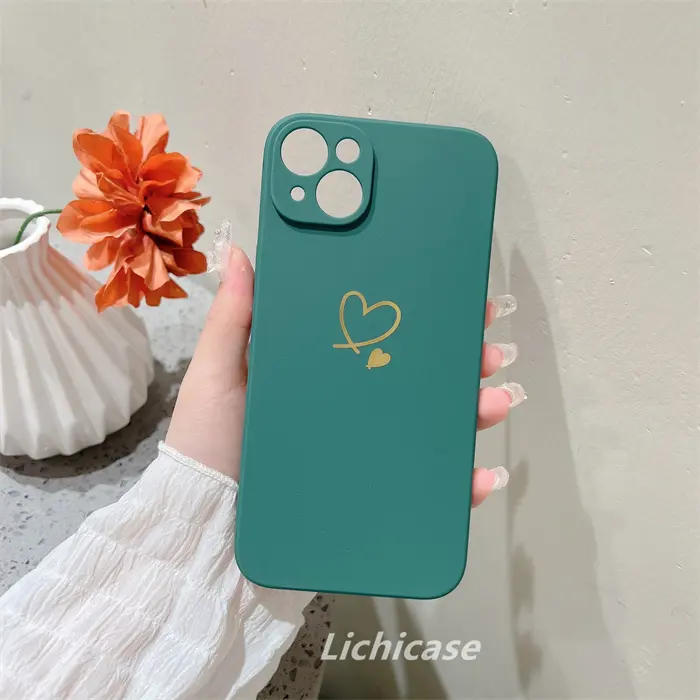 Lichicase Shock-absorption Love Heart Phone Case For Huawei nova 11 Pro 11 Ultra TPU Bezel Cover
