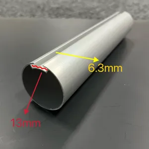 Wholesale Factory Price 38mm Roller Blinds Components Aluminum Tube 0.8mm/1.0mm/1.2mm Thickness Top Profile