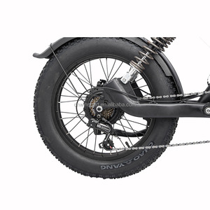 Vélo de montagne à suspension intégrale tout-terrain Fat Tire 20*4 avec moteur arrière R1, frein à disque, batterie au lithium 15Ah 1500W - Product Image 3