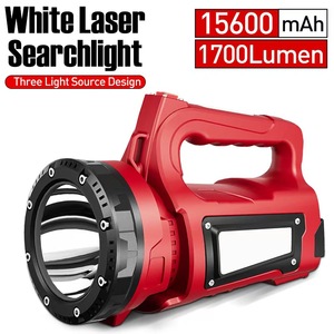 High Lumen <b>LED</b> Flashlight RechargeableWaterproof Spotlight Impact Resistant Handheld <b>Work</b> <b>Light</b> for Camping Aluminum Body - Product Image 3
