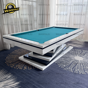 Tavolo da <span class=keywords><strong>Biliardo</strong></span> in Legno Massello di Lusso Personalizzato, Stile Moderno con Piano in Ardesia e Tasche, <span class=keywords><strong>Dimensioni</strong></span> Standard - Product Image 5