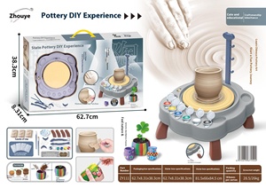 Máquina de Cerámica Eléctrica YiFan ZY110, Juego de Arcilla Blanda, STEM, Cognición, Pintura DIY, <span class=keywords><strong>Juguete</strong></span> para Niños, Fabricación de Cerámica Educativa en 3D - Product Image 5