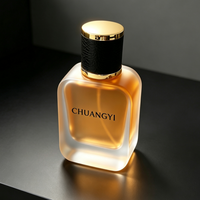 Emballage de parfum de luxe, flacon de parfum en verre épais givré de 30 ml, 50 ml, 100 ml avec boîte cadeau magnétique, insert en EVA, impression personnalisée