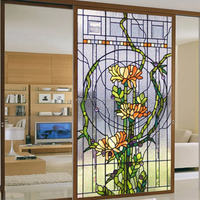Maßgefertigtes Chinesisches Massives Kirchenfenster mit Buntglas, Doppelseitige Verglasung im Europäischen Stil, Handgefertigte Langlebige Vorhangdekoration