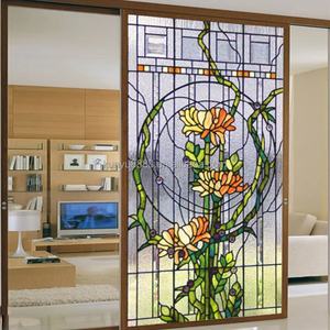 หน้าต่างประตูกระจกสีแบบกำหนดเองจากจีน กระจกสองชั้น สไตล์ยุโรป ทำด้วยมือ ทนทาน ผนังม่านโลหะ - Product Image 6