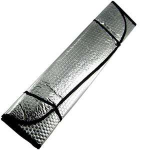 Parasole per auto pieghevole a bolle in Pe di alta qualità parasole per auto con stampa personalizzata anteriore - Product Image 4
