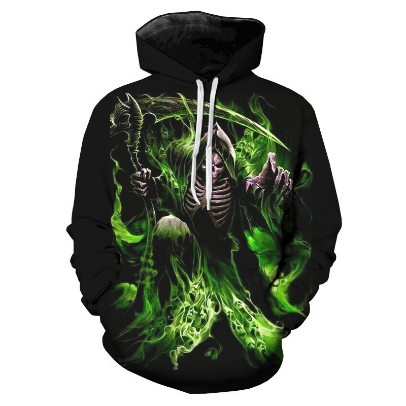 Men's Long Sleeve 3D Print Hoodie - Colorful Ethnic Circle Pattern Pullover, Hooded Sweatshirt For Spring & Fall - View #2