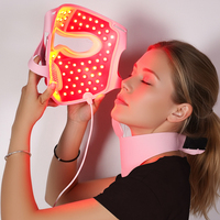 2025 médical 4 puces masque de lumière rouge 4D Led Photon masque facial Silicone Led luminothérapie masque facial