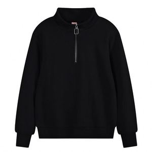 Winter Men's Eco-Friendly Cotton/<b>Bamboo</b> Fiber 370g Woven Zipper-Up Loose Fit Pocket Long Sleeve Silk <b>Screen</b> Streetwear - Product Image 2