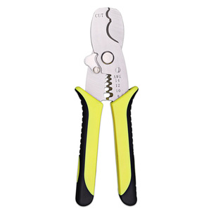 Wire Cutters Cable Strippers Stainless Steel Electrician Shears Yellow Industrial Grade AWG 14 12 10 8 - Product Image 4