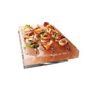 Wholesale Refined Carved Natural Himalayan <b>Pink</b> Salt Cooking Slab Handmade Premium Box Packaging - Product Image 1