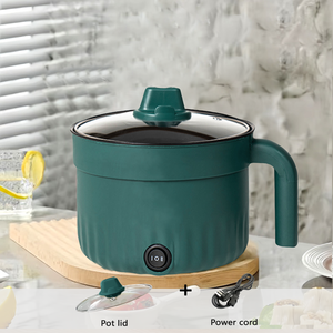 Marmite électrique antiadhésive de 1,8 L avec couvercle en verre trempé, utilisation domestique, hôtelière et extérieure, mini-marmite multifonctionnelle - Product Image 2